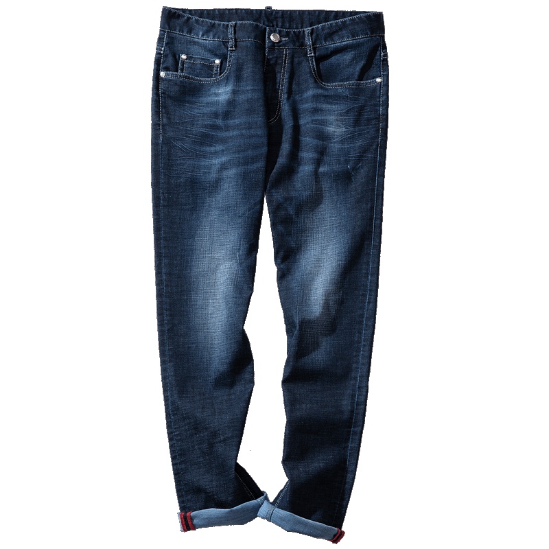 千纸鹤青年男士修身牛仔裤 春时尚韩版商务休闲长裤子男80116