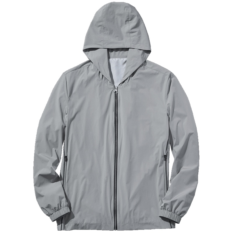 千纸鹤连帽夹克男2019春季新款韩版弹力户外运动休闲外套男30109