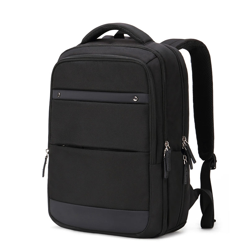 美洲野牛商务男双肩包15.6寸电脑包休闲旅行背包大容量男学生书包