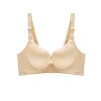 娅茜内衣女夏新款无痕聚拢调整侧收无钢圈光面文胸薄款大杯胸罩