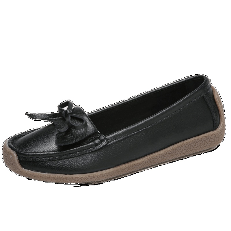 朴尼斯(Pounise)休闲鞋女妈妈鞋春季透气软底舒适休闲平底防滑单鞋护士工作鞋 QM88-2201