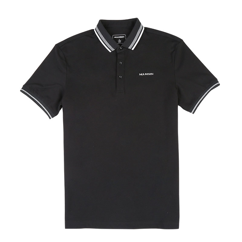 木林森短袖T恤POLO衫男 春夏新品男 商务翻领上衣男士体恤衫11282001