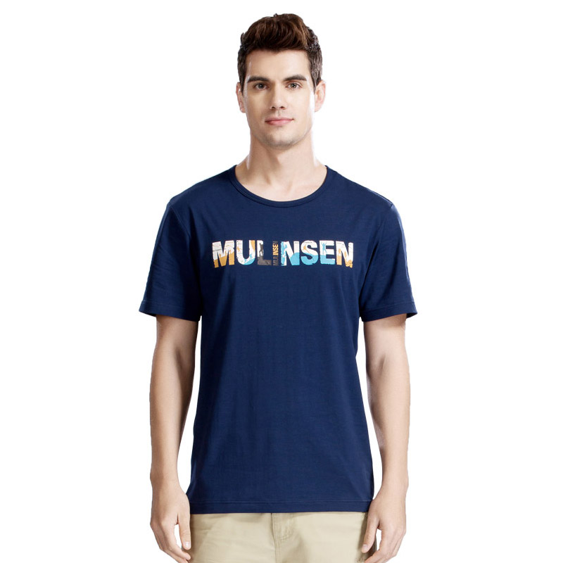 木林森(MULINSEN)男装男士棉质舒适短袖T恤01260803