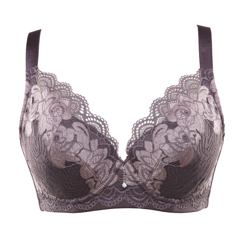 水中花 新款 蕙心兰质系列蕾丝夹棉杯内衣文胸418188