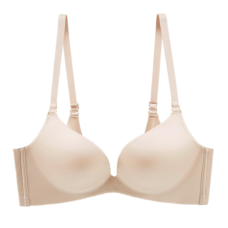 水中花新款健康无钢圈舒适简约无痕中厚模杯文胸718212