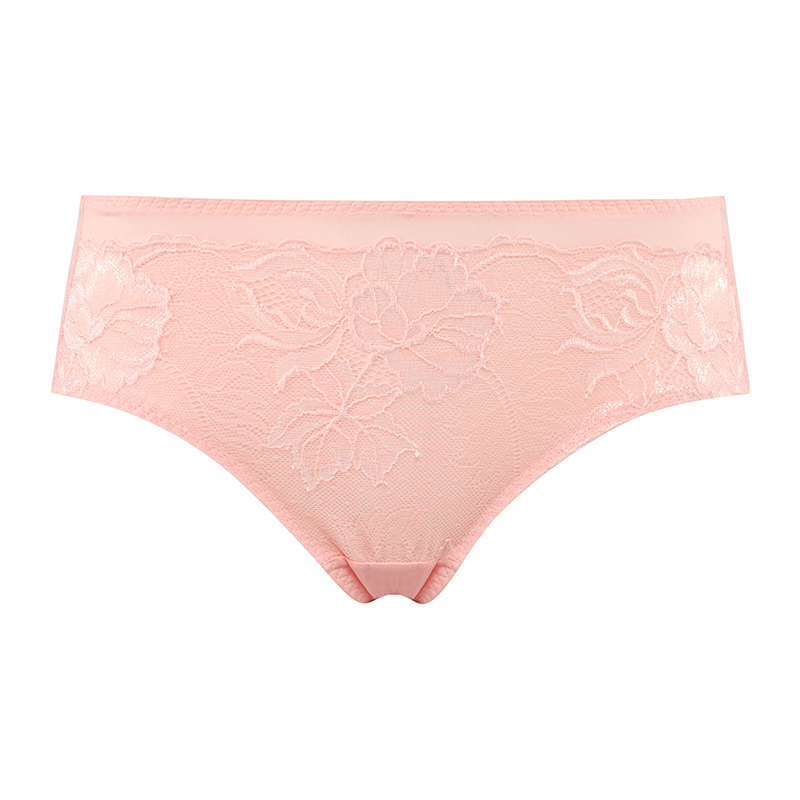 水中花新款 丝丝诱惑精致花型蕾丝低腰女士内裤短裤