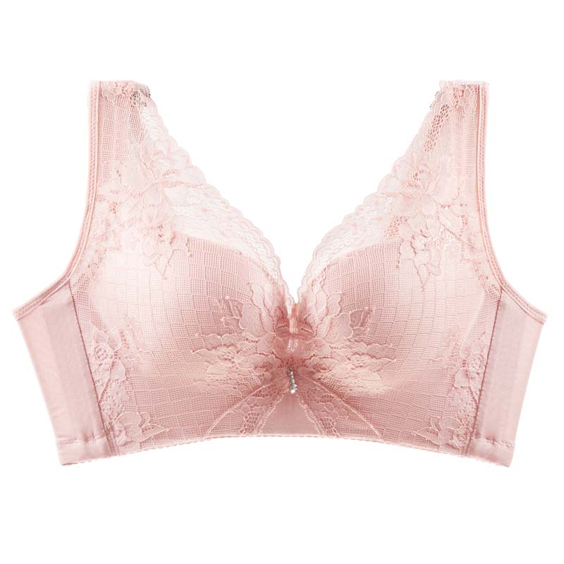 水中花新品背心式蕾丝无钢圈聚拢调整型美背文胸内衣