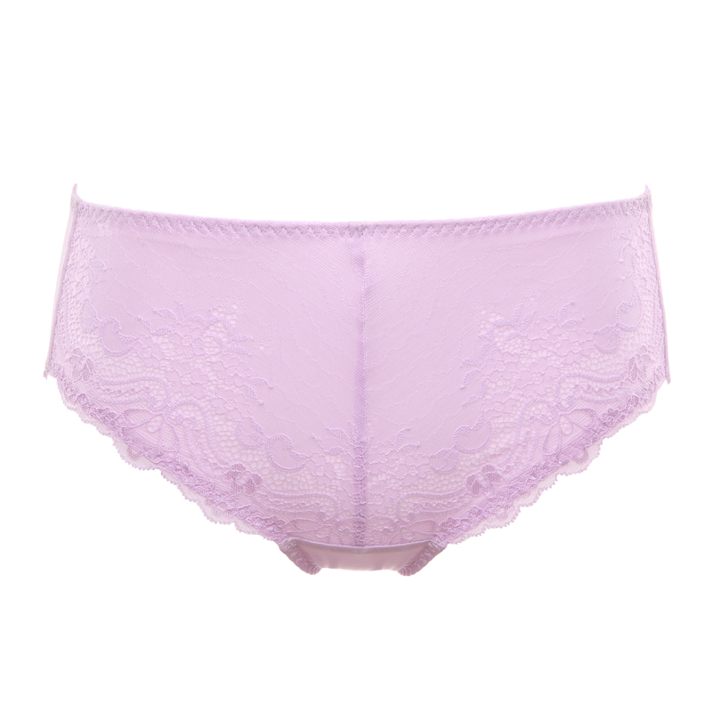 水中花新款 优雅蕾丝透气舒适女士内裤短裤