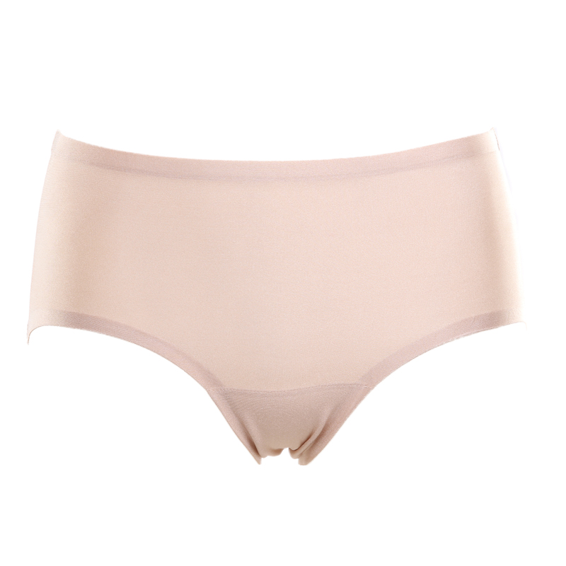 水中花新款女士舒适亲肤无痕一片式简约低腰三角内裤短裤