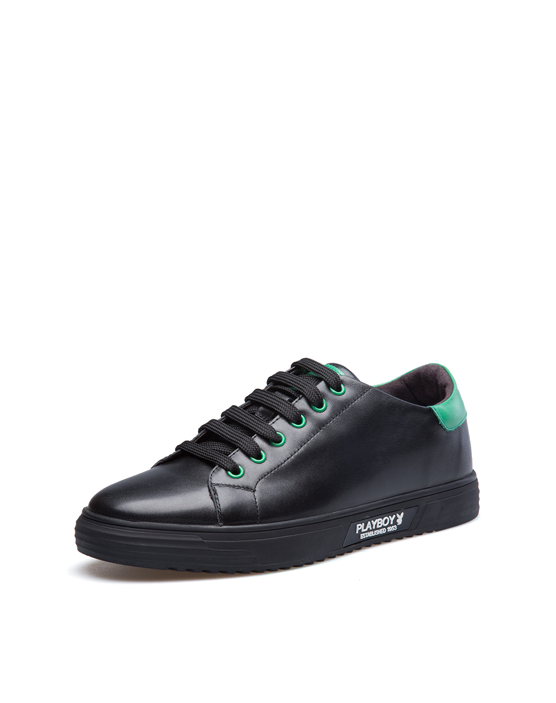 花花公子（PLAYBOY）男士系带时尚百搭板鞋商务休闲男鞋6CW569005D01