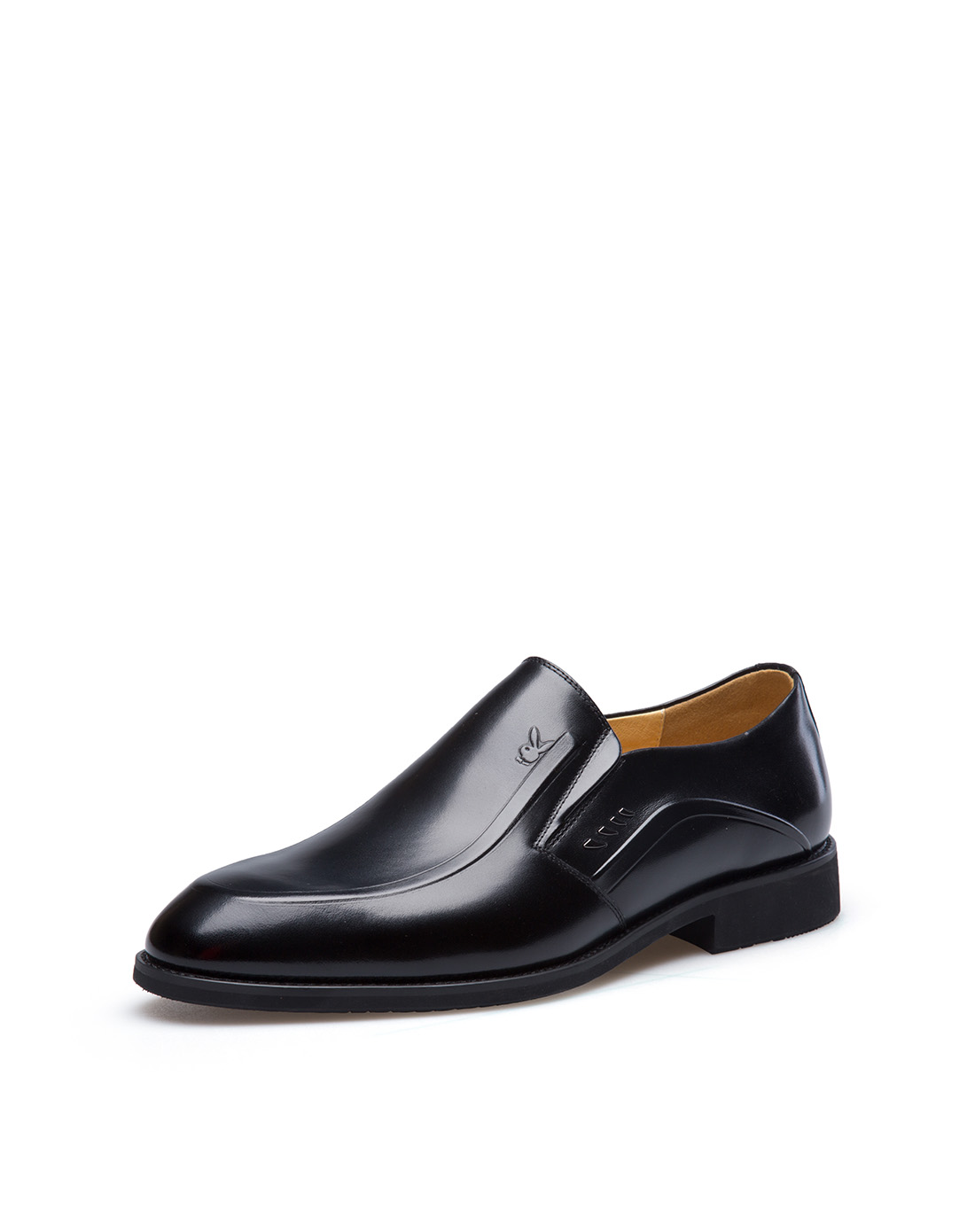 花花公子(PLAYBOY)商务正装皮鞋绅士时尚套脚男鞋7AW529054D01