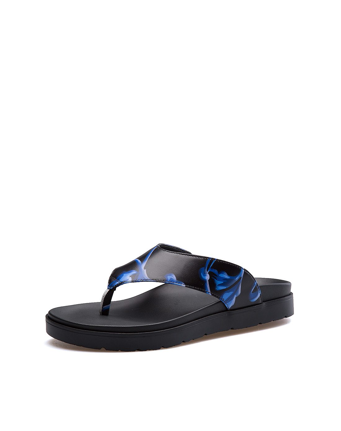 花花公子(PLAYBOY)男鞋夏季拖鞋防滑人字拖潮鞋凉拖透气青年休闲沙滩鞋凉鞋蓝色7BW573033S06