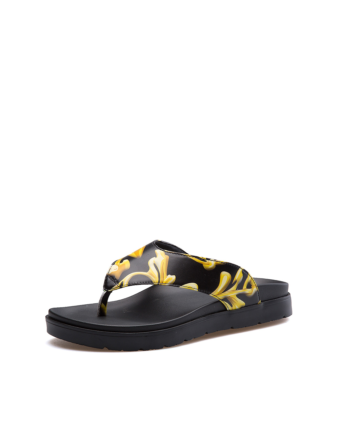 花花公子(PLAYBOY)男鞋夏季拖鞋防滑人字拖潮鞋凉拖透气青年休闲沙滩鞋凉鞋黄色7BW573033S05