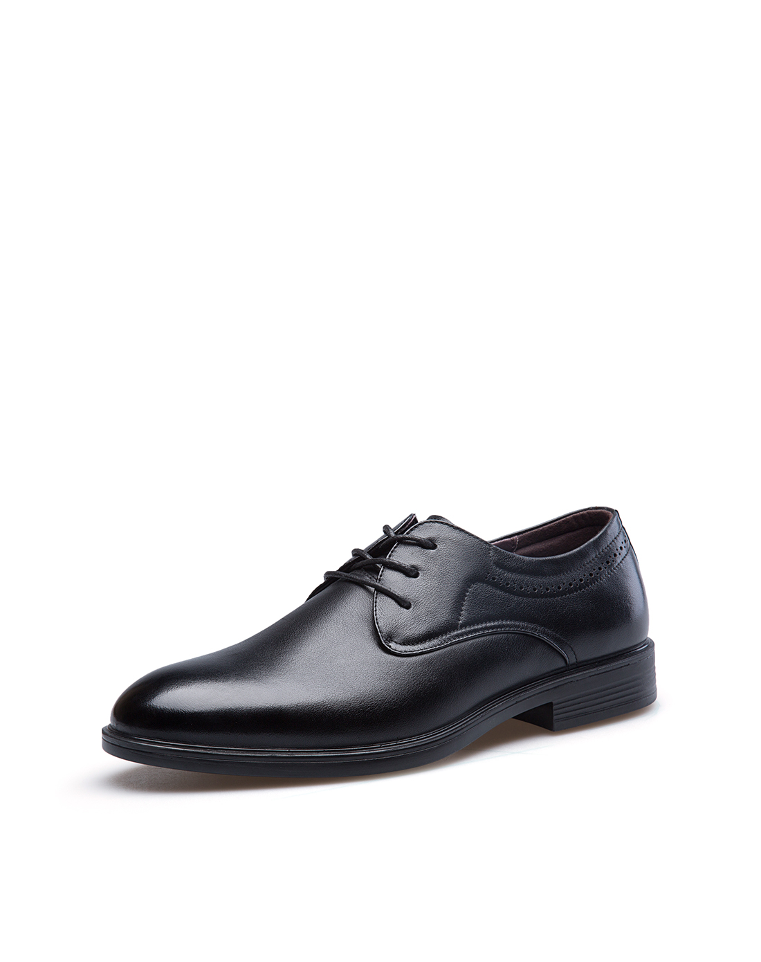 花花公子(PLAYBOY)男士简约牛皮轻便商务正装皮鞋6CW509068D01