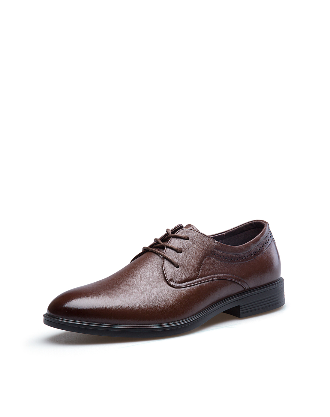 花花公子(PLAYBOY)男士简约牛皮轻便商务正装皮鞋6CW509068D02