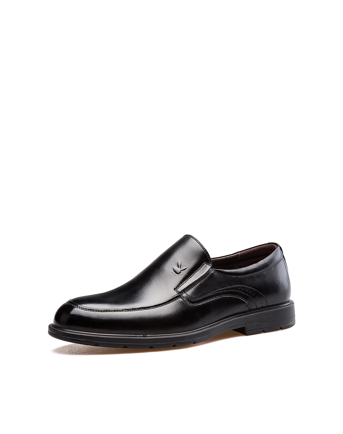 花花公子(PLAYBOY)2017秋季新款低帮套脚男士商务正装德比鞋皮鞋男鞋7CW509135D01