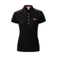美津浓MIZUNO 女子翻领短袖T恤上衣 运动休闲POLO衫K2CA7222