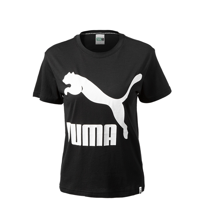 Puma彪马 夏 纯棉女子休闲透气 运动短袖T恤 573882