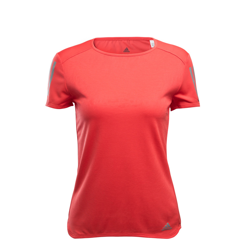 阿迪达斯adidas 女子运动休闲跑步训练透气圆领短袖T恤CW3310