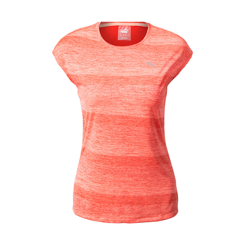 PUMA彪马 女子透气速干短袖 跑步训练 圆领T恤 515592