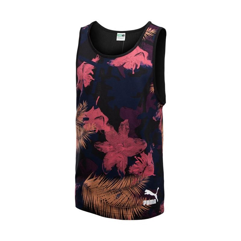 彪马PUMA 夏季 男子印花背心无袖短装T恤 夏日休闲 575135