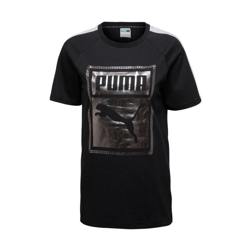 PUMA彪马 秋季 女子透气运动休闲圆领T恤短袖上衣 578605