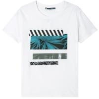 G'RSAGA白色系休闲短袖T恤11622411074