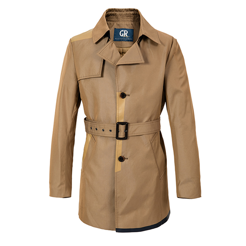 GRSAGA秋季时尚卡其色系风衣F11532304L