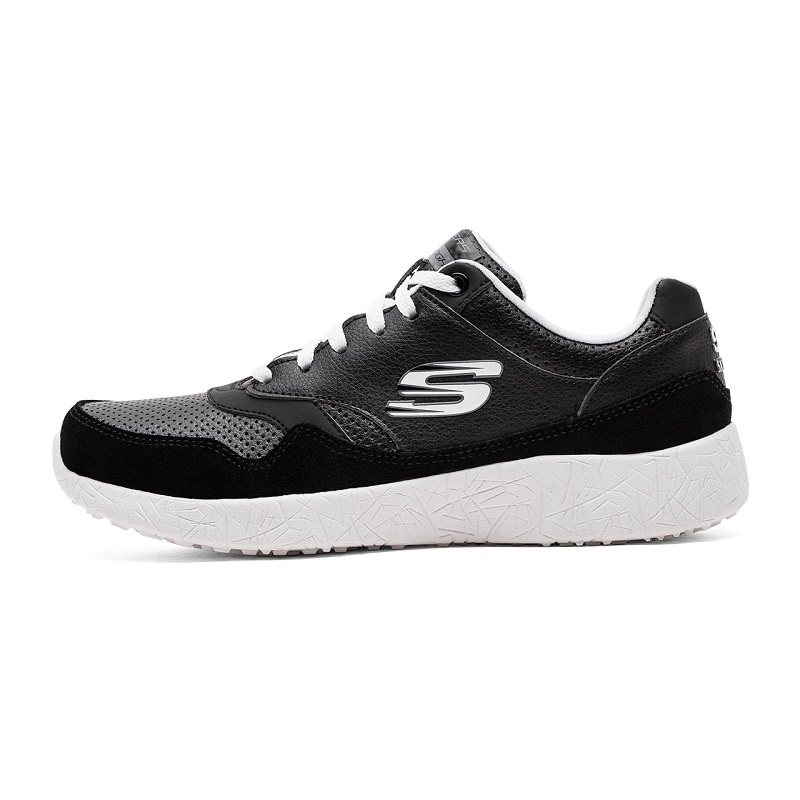 Skechers斯凯奇LIFESTYLE系列 女子绑带复古运动休闲鞋12743/BLK