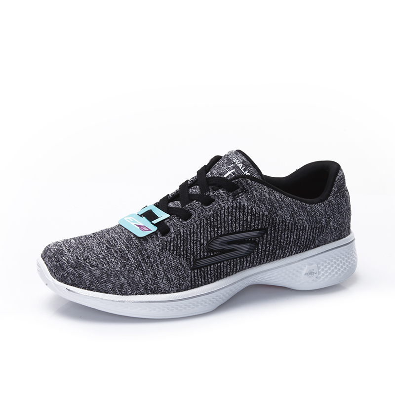 Skechers斯凯奇Go Walk4低帮女鞋 户外运动健步鞋14178/BKW