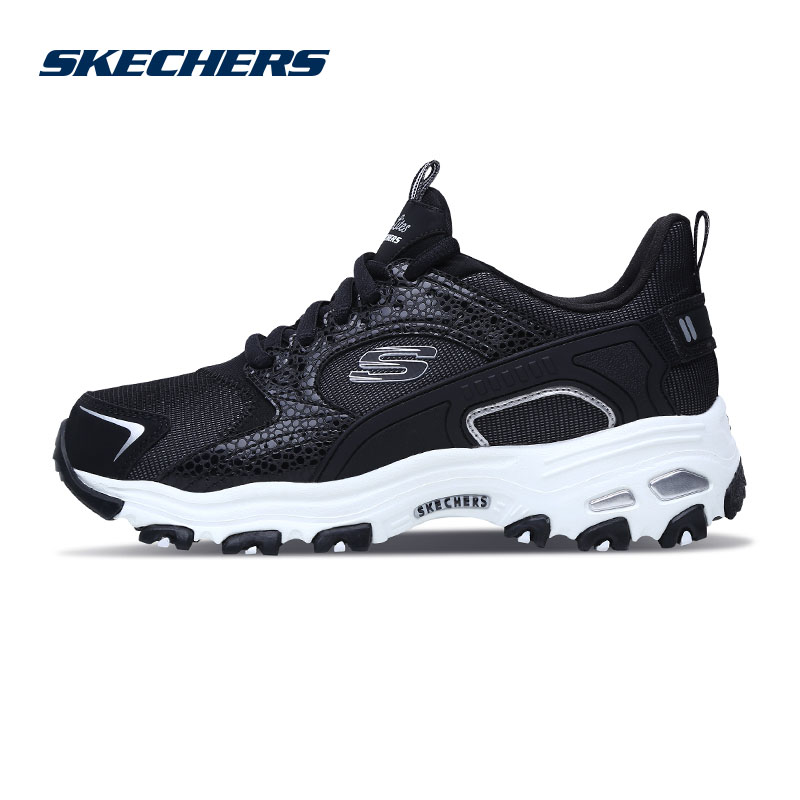 Skechers斯凯奇SNH48D'LITES休闲运动男女熊猫鞋厚底增高66666064