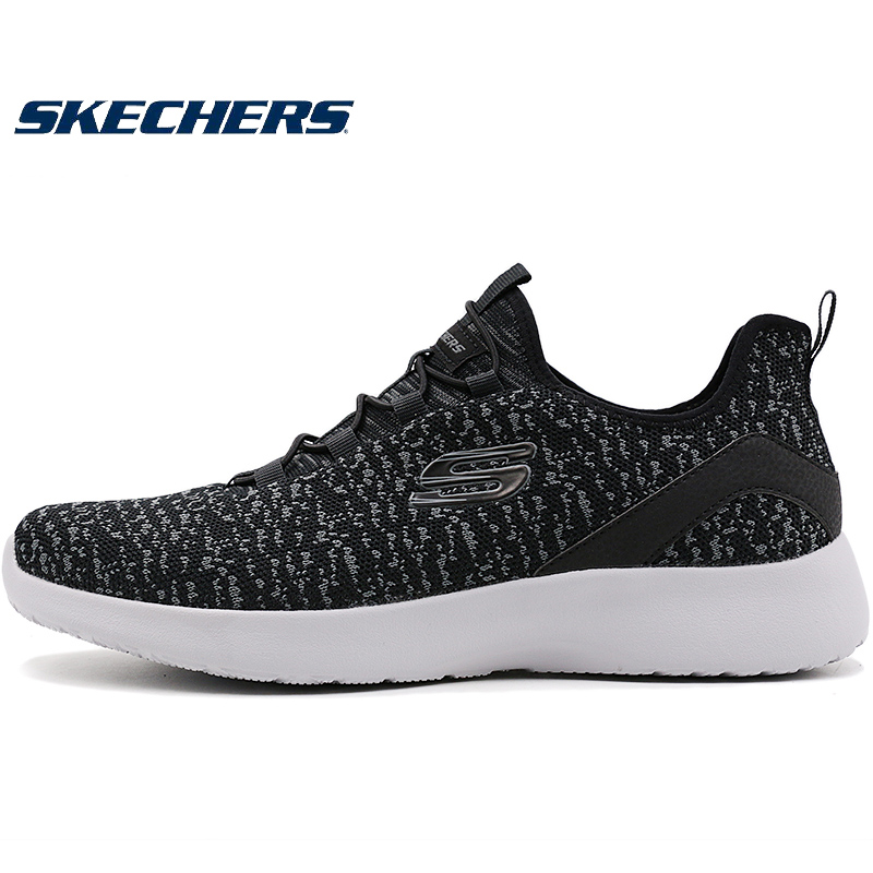 Skechers/斯凯奇2018新款男鞋轻便透气耐磨缓震休闲鞋58357-BLK