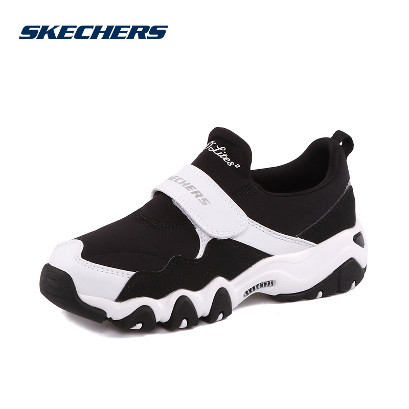 Skechers斯凯奇女童鞋新款D'Lites系列防滑耐磨亲子熊猫鞋996304L