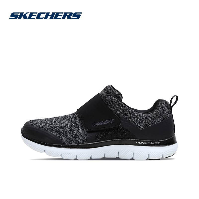 SKECHERS斯凯奇LIFESTYLE系列女士一脚蹬休闲鞋12898/BKW