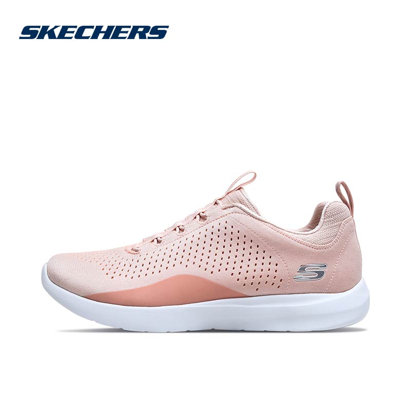 SKECHERS斯凯奇女士橡筋一脚蹬运动鞋休闲鞋12878/LTPK