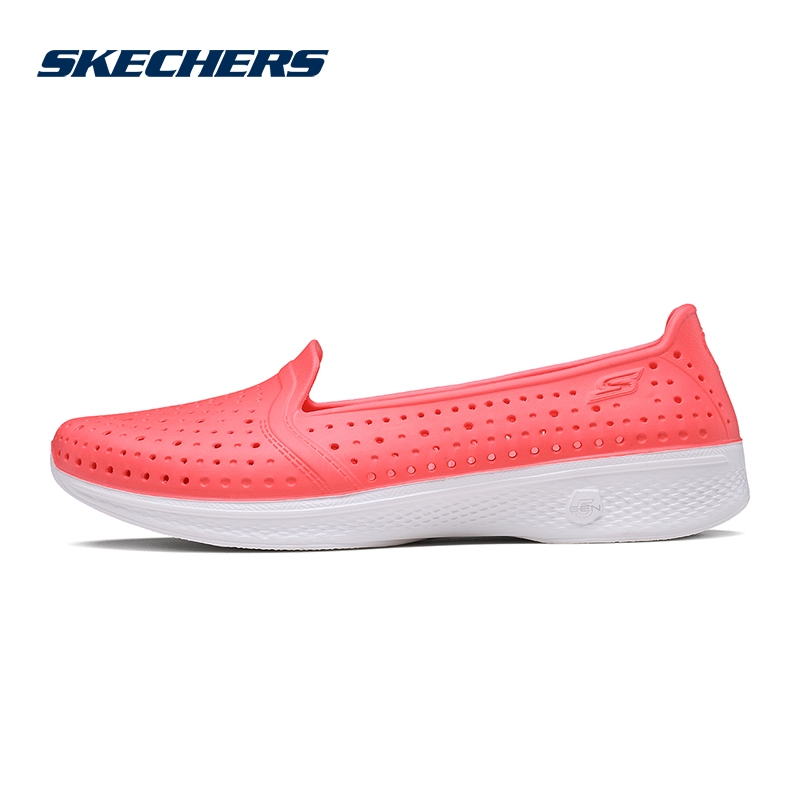 Skechers斯凯奇女鞋新款透气网眼健步鞋减震健步鞋洞洞鞋14690