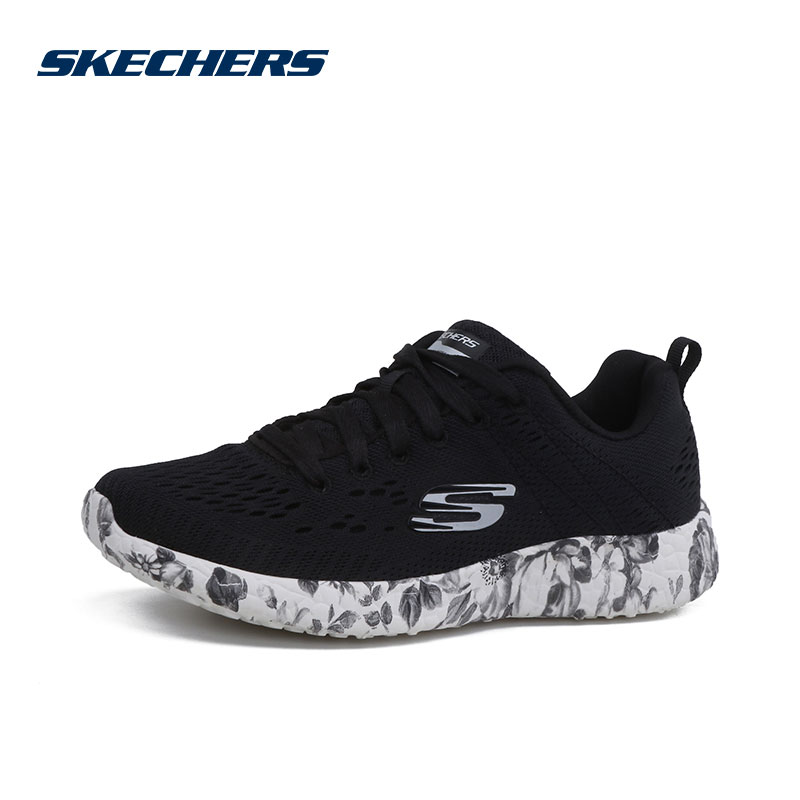 Skechers斯凯奇时尚印花百搭运动鞋女网布透气舒适休闲跑鞋12739