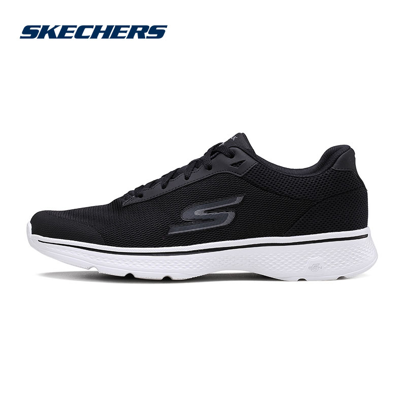 Skechers斯凯奇男鞋透气网面运动鞋系带休闲男士舒适健步鞋54160