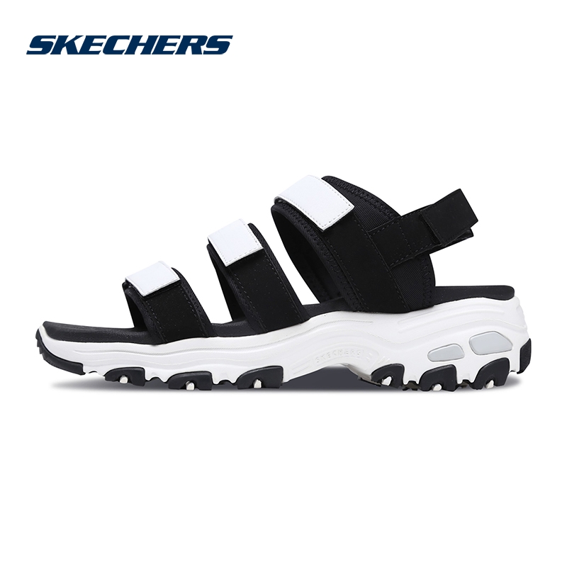 Skechers斯凯奇女鞋新款D'lites熊猫鞋简约休闲凉鞋66666108