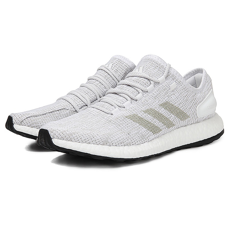 阿迪达斯男女鞋2018春新款PureBOOST运动鞋休闲耐磨跑步鞋BB6277