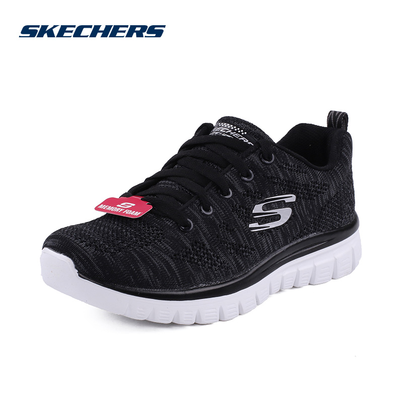 Skechers斯凯奇女鞋夏季新款运动休闲鞋 透气休闲运动鞋 88888071