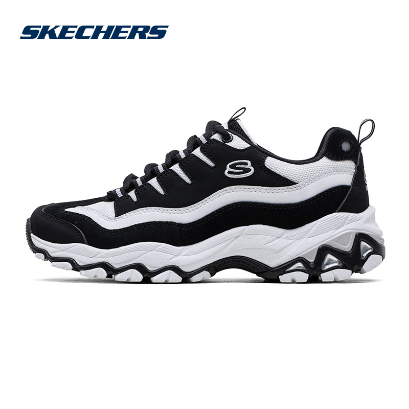 Skechers斯凯奇情侣鞋新款厚底增高 复古鞋时尚休闲鞋 66666042