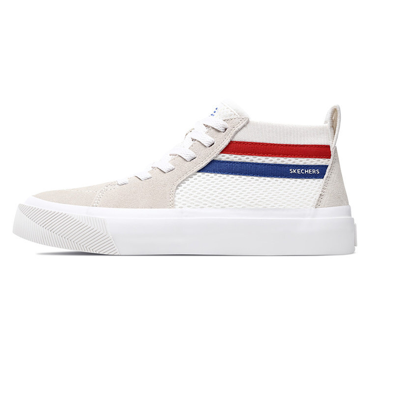 Skechers斯凯奇女时尚小白鞋中帮透气休闲鞋 18070