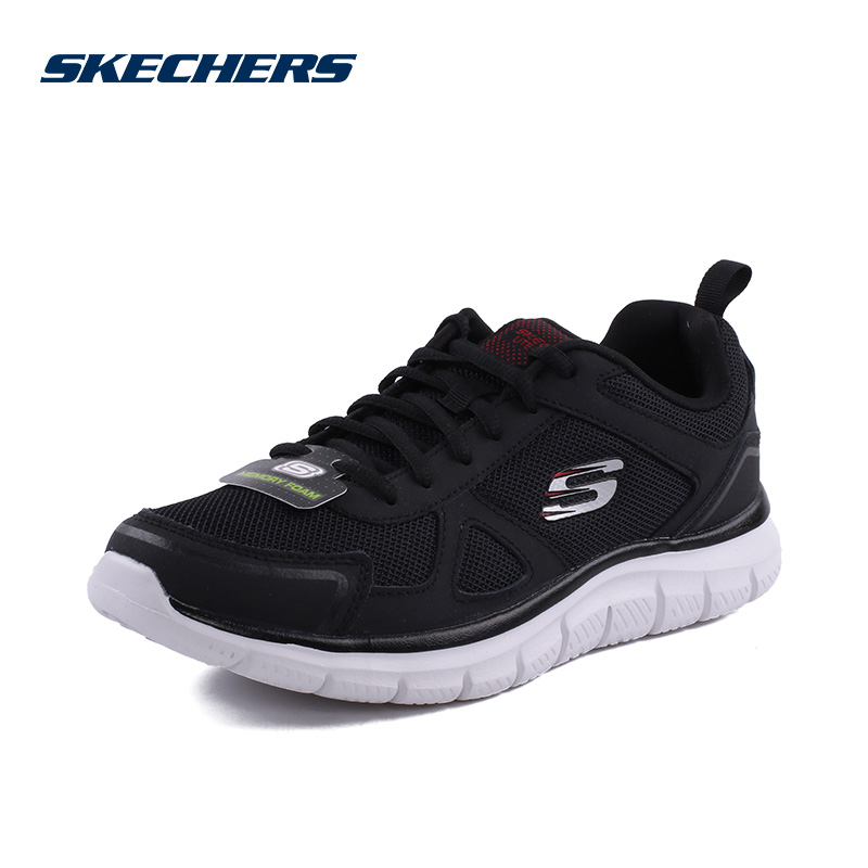 Skechers斯凯奇男鞋2018新款透气低帮绑带运动休闲鞋 52631