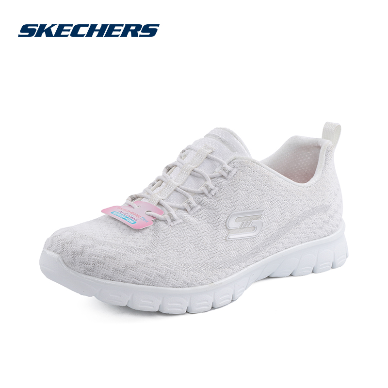 SKECHERS斯凯奇女士橡筋一脚蹬 休闲运动鞋23412/PNK