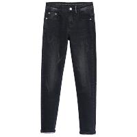 Gurbaks2017夏季磨白抓痕牛仔裤潮男修身小脚休闲男长裤子男GN687