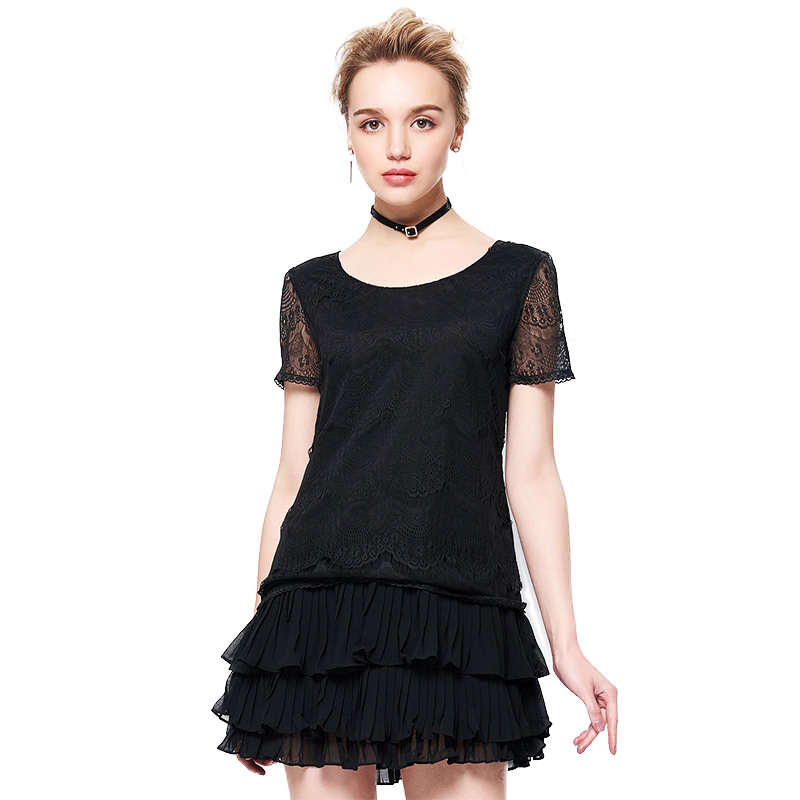 TCI030HE时尚简约舒适宽松纯色连衣裙