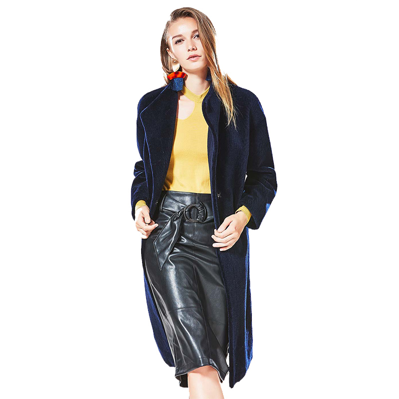 CDB002ZQ48经典大方中长款羊毛外套