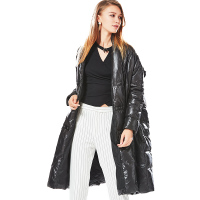 CXU018HE时尚保暖宽松中长款羽绒服