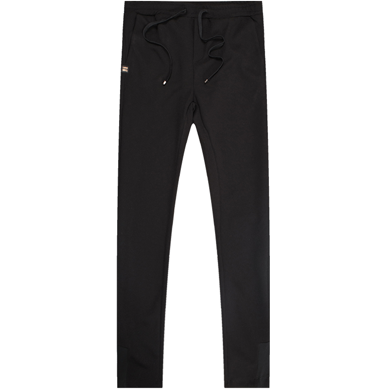 迪尔马奇春装新款男士休闲长裤 抽绳修身男装小脚裤潮M16848_V47